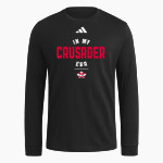 Monsignor McClancy Crusaders <span class="pdp-name-mascot">Monsignor McClancy Crusaders</span> adidas Men's Long Sleeve Fresh Tee Front Thumbnail