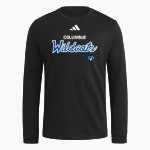 COLUMBUS COMMUNITY HIGH SCHOOL WILDCATS <span class="pdp-name-mascot">COLUMBUS WILDCATS</span> adidas Men's Long Sleeve Fresh Tee Front Thumbnail