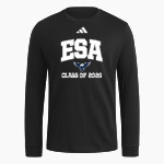 ESA Falcons adidas Men's Long Sleeve Fresh Tee Front Thumbnail