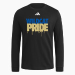 WATERFORD HIGH SCHOOL WILDCATS <span class="pdp-name-mascot">WATERFORD WILDCATS</span> adidas Men's Long Sleeve Fresh Tee Front Thumbnail