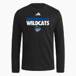HARRISONVILLE HIGH SCHOOL WILDCATS <span class="pdp-name-mascot">HARRISONVILLE WILDCATS</span> adidas Men's Long Sleeve Fresh Tee Front Thumbnail