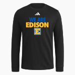 EDISON HIGH SCHOOL TOMMIES <span class="pdp-name-mascot">EDISON TOMMIES</span> adidas Men's Long Sleeve Fresh Tee Front Thumbnail
