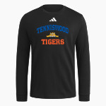 Tenniswood Tigers <span class="pdp-name-mascot">Tenniswood Elementary School Tigers</span> adidas Men's Long Sleeve Fresh Tee Front Thumbnail