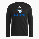 WATER VALLEY HIGH SCHOOL BLUE DEVILS adidas Men's Long Sleeve Fresh Tee Front Thumbnail