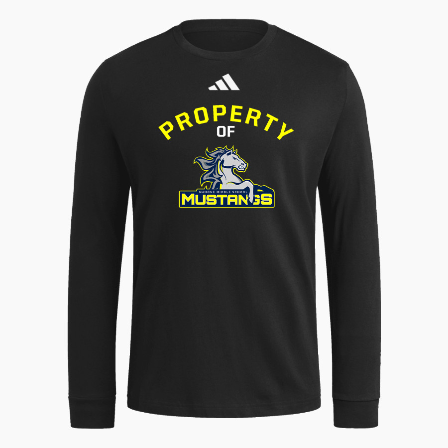 Mahone Mustangs adidas Men's Long Sleeve Fresh Tee