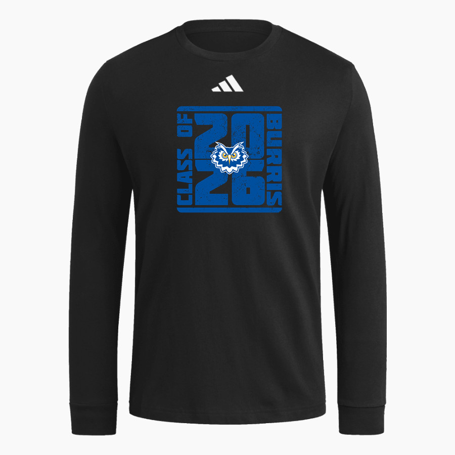 Burris Owls adidas Men's Long Sleeve Fresh Tee