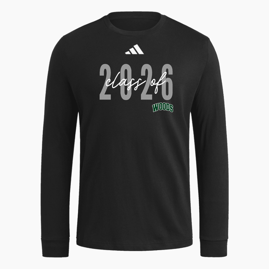 Woods Charter Wolves adidas Men's Long Sleeve Fresh Tee