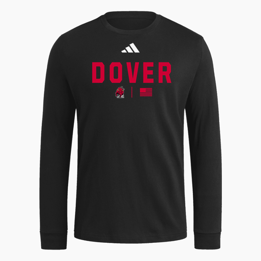 DOVER HIGH SCHOOL LONGHORNS adidas Men's Long Sleeve Fresh Tee