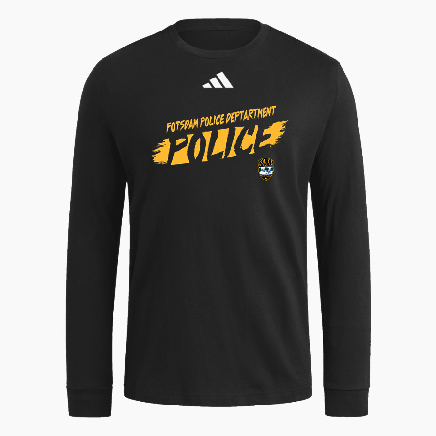 Potsdam Police Deptartment Police <span class="pdp-name-mascot">Potsdam Police Deptartment Police</span> adidas Men's Long Sleeve Fresh Tee