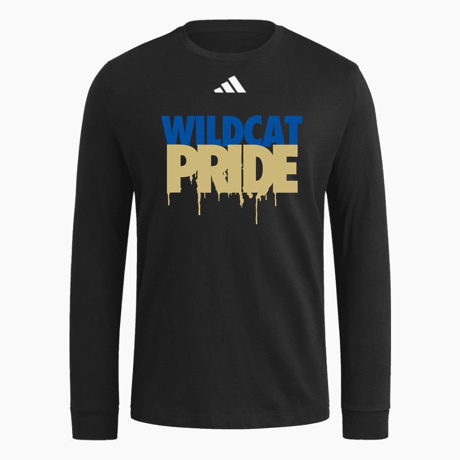 WATERFORD HIGH SCHOOL WILDCATS <span class="pdp-name-mascot">WATERFORD WILDCATS</span> adidas Men's Long Sleeve Fresh Tee