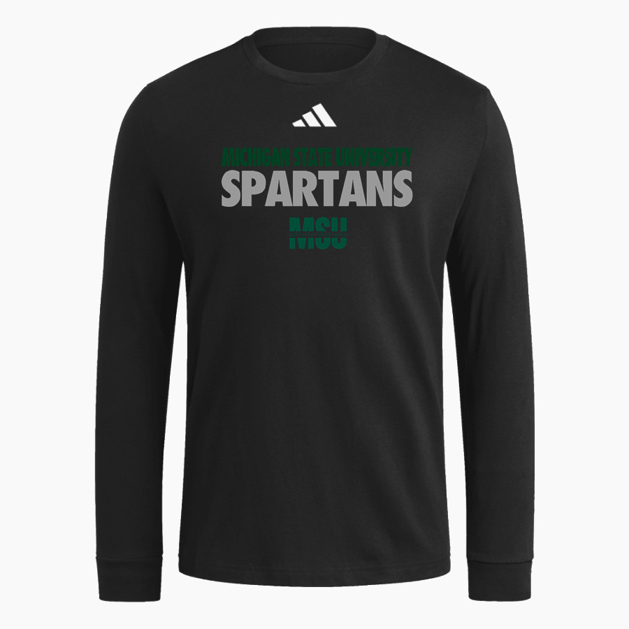Michigan State University Spartans <span class="pdp-name-mascot">Michigan State University Spartans</span> adidas Men's Long Sleeve Fresh Tee