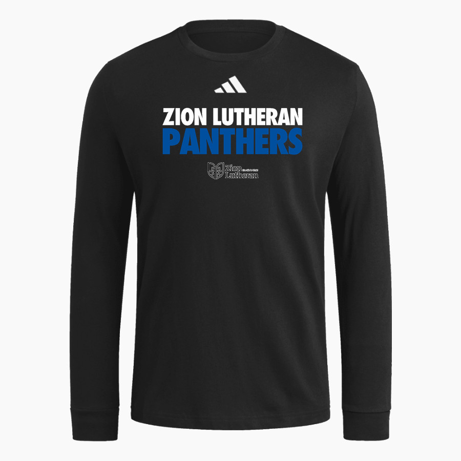 Zion Lutheran School Panthers adidas Men's Long Sleeve Fresh Tee