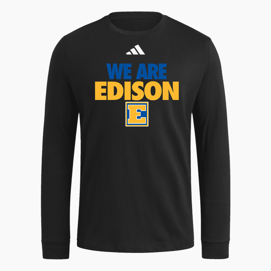 EDISON HIGH SCHOOL TOMMIES <span class="pdp-name-mascot">EDISON TOMMIES</span> adidas Men's Long Sleeve Fresh Tee