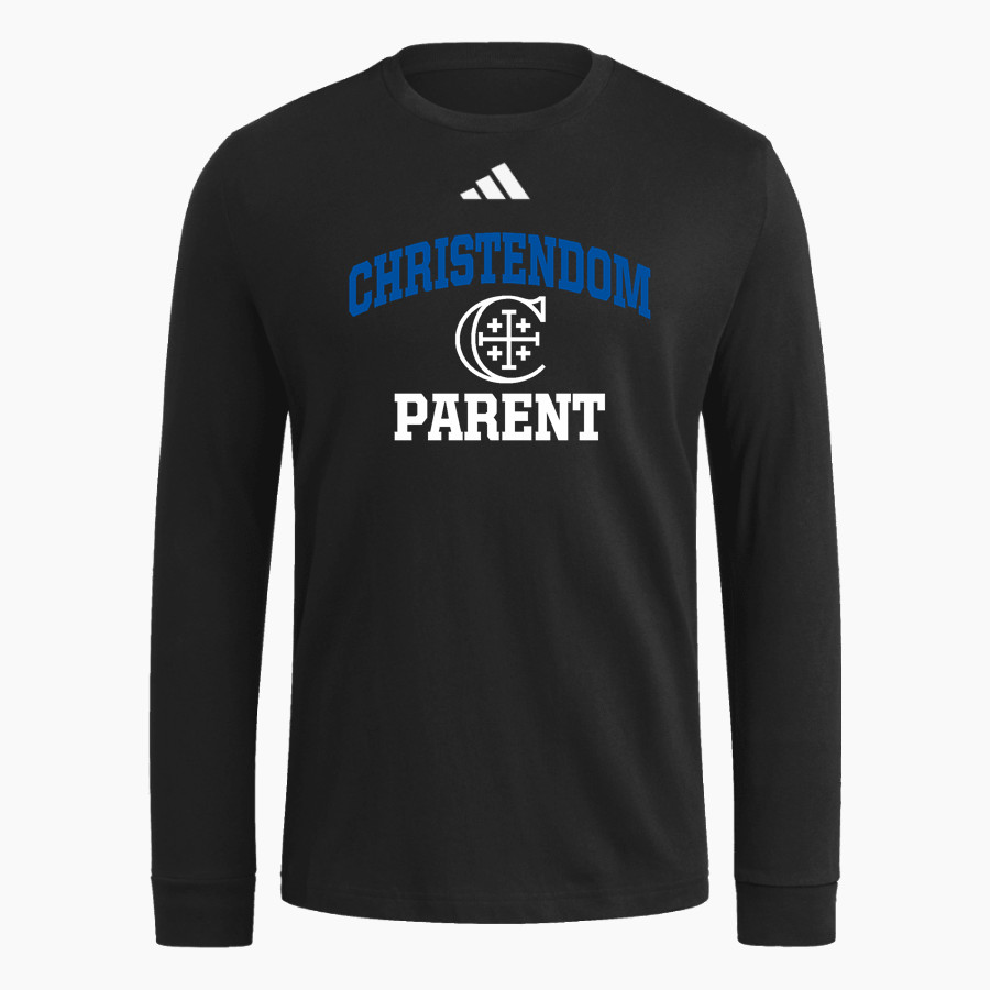 Christendom College Online Store <span class="pdp-name-mascot">Christendom College Crusaders</span> adidas Men's Long Sleeve Fresh Tee