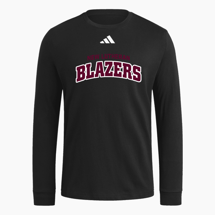 NEW Lutheran BLAZERS <span class="pdp-name-mascot">NORTHEASTERN WI LUTHERAN BLAZERS</span> adidas Men's Long Sleeve Fresh Tee
