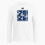 WAYNE PREP ACADEMY Generals adidas Men's Long Sleeve Fresh Tee Front Thumbnail