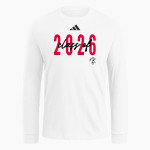 MOT Charter Mustangs adidas Men's Long Sleeve Fresh Tee Front Thumbnail