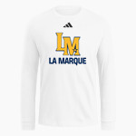 LA MARQUE HIGH SCHOOL COUGARS <span class="pdp-name-mascot">LA MARQUE COUGARS</span> adidas Men's Long Sleeve Fresh Tee Front Thumbnail