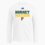 PREBLE HIGH SCHOOL HORNETS adidas Men's Long Sleeve Fresh Tee Front Thumbnail