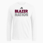 NEW Lutheran BLAZERS <span class="pdp-name-mascot">NORTHEASTERN WI LUTHERAN BLAZERS</span> adidas Men's Long Sleeve Fresh Tee Front Thumbnail