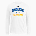BAD AXE HIGH SCHOOL HATCHETS <span class="pdp-name-mascot">BAD AXE HATCHETS</span> adidas Men's Long Sleeve Fresh Tee Front Thumbnail