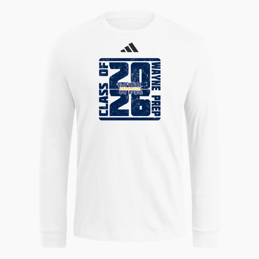 WAYNE PREP ACADEMY Generals adidas Men's Long Sleeve Fresh Tee