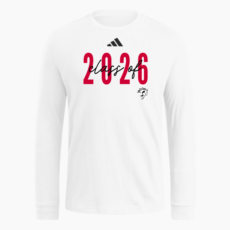 MOT Charter Mustangs adidas Men's Long Sleeve Fresh Tee