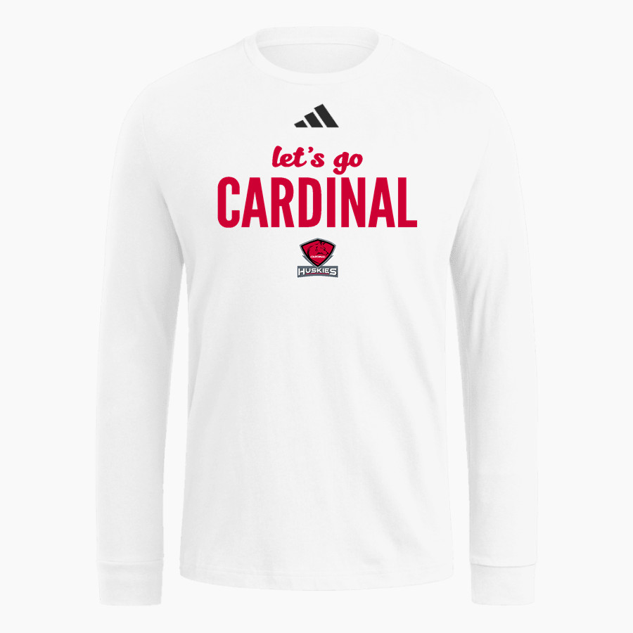 CARDINAL HIGH SCHOOL HUSKIES <span class="pdp-name-mascot">CARDINAL HUSKIES</span> adidas Men's Long Sleeve Fresh Tee