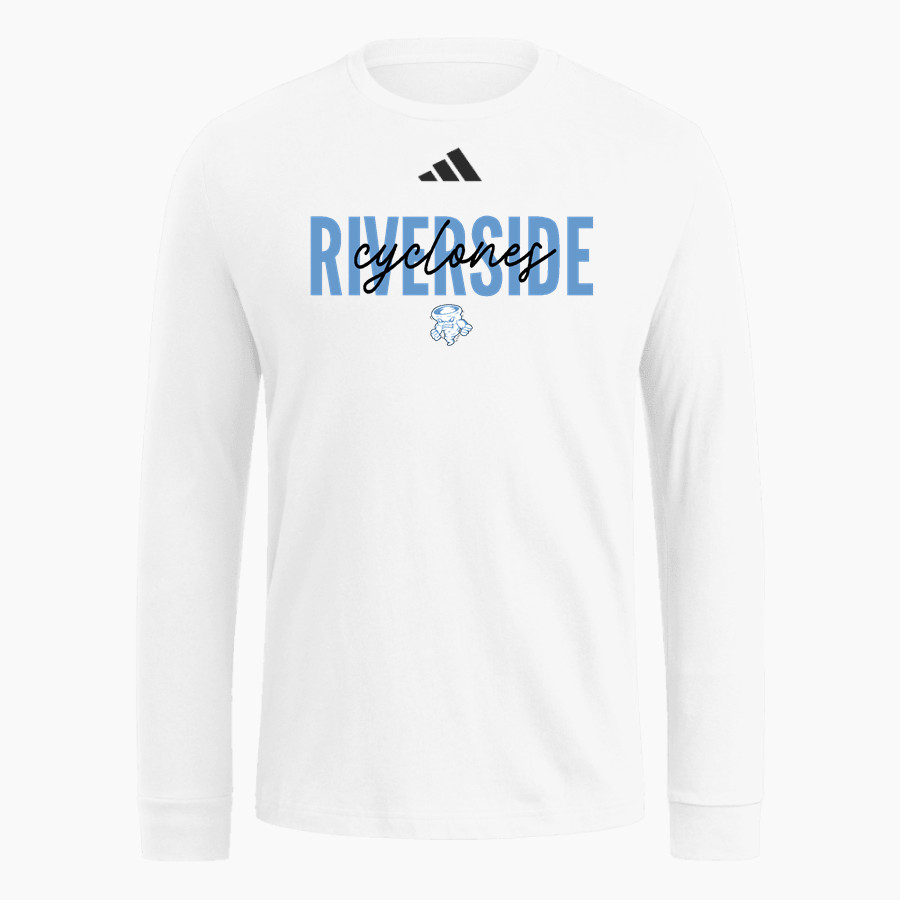 RIVERSIDE HIGH SCHOOL CYCLONES <span class="pdp-name-mascot">RIVERSIDE CYCLONES</span> adidas Men's Long Sleeve Fresh Tee