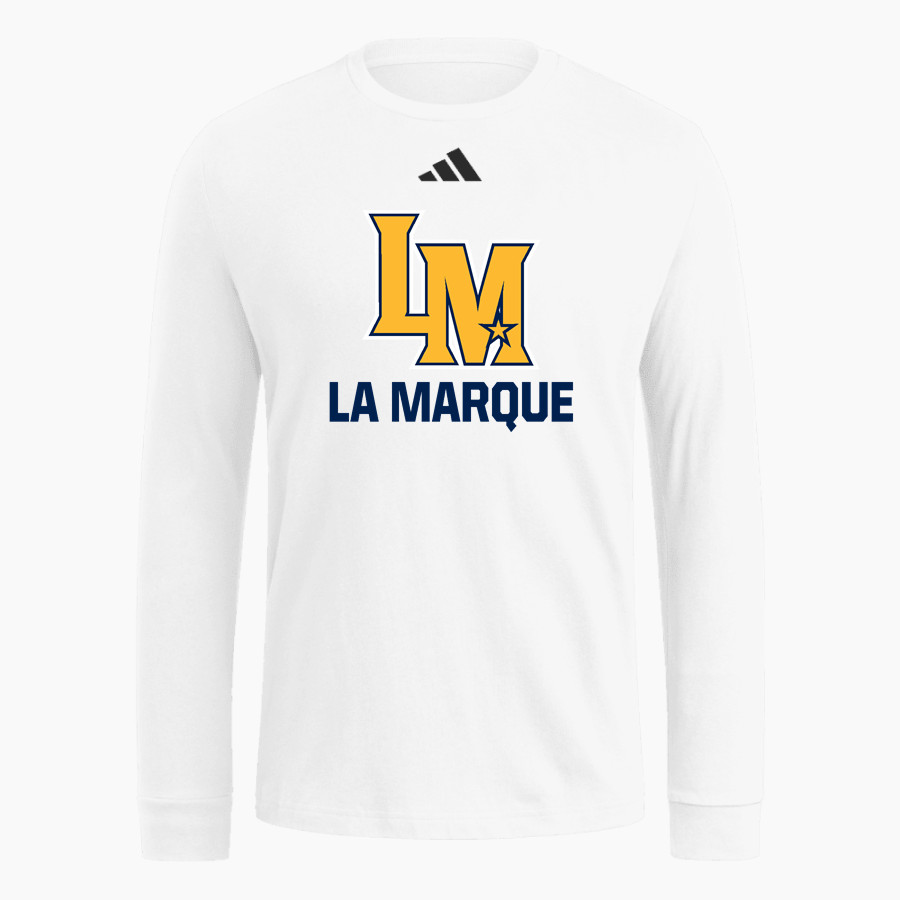 LA MARQUE HIGH SCHOOL COUGARS <span class="pdp-name-mascot">LA MARQUE COUGARS</span> adidas Men's Long Sleeve Fresh Tee