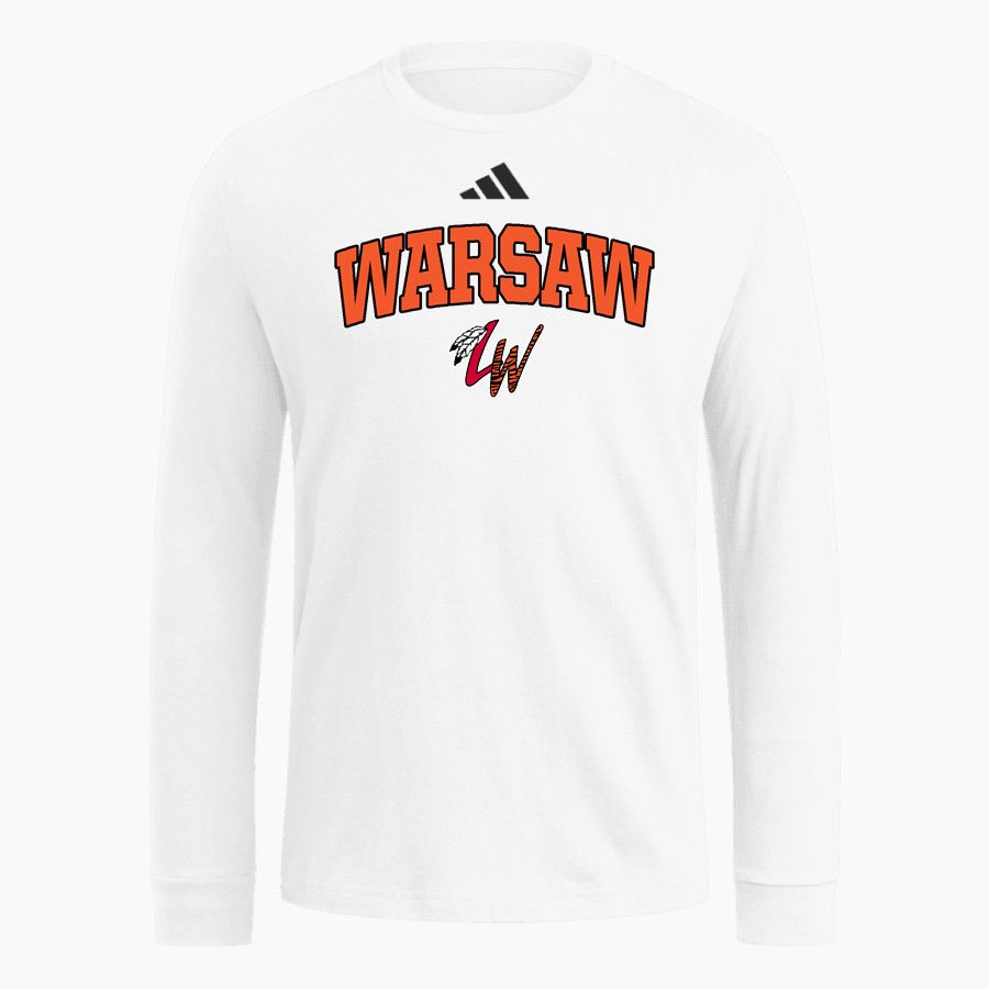WARSAW HIGH SCHOOL TIGERS <span class="pdp-name-mascot">WARSAW TIGERS</span> adidas Men's Long Sleeve Fresh Tee