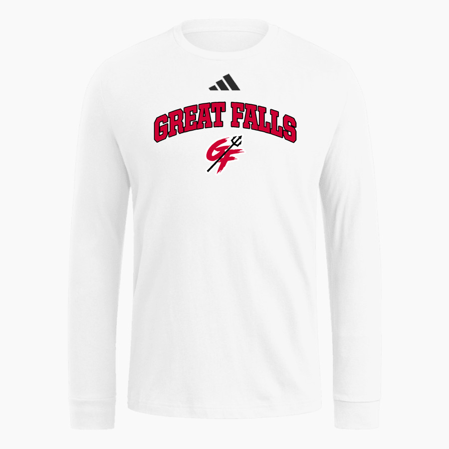 GREAT FALLS HIGH SCHOOL RED DEVILS adidas Men's Long Sleeve Fresh Tee