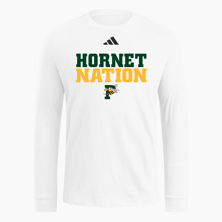 PREBLE HIGH SCHOOL HORNETS adidas Men's Long Sleeve Fresh Tee