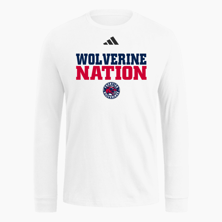 Frontier Academy Wolverines <span class="pdp-name-mascot">Frontier Academy Wolverines</span> adidas Men's Long Sleeve Fresh Tee