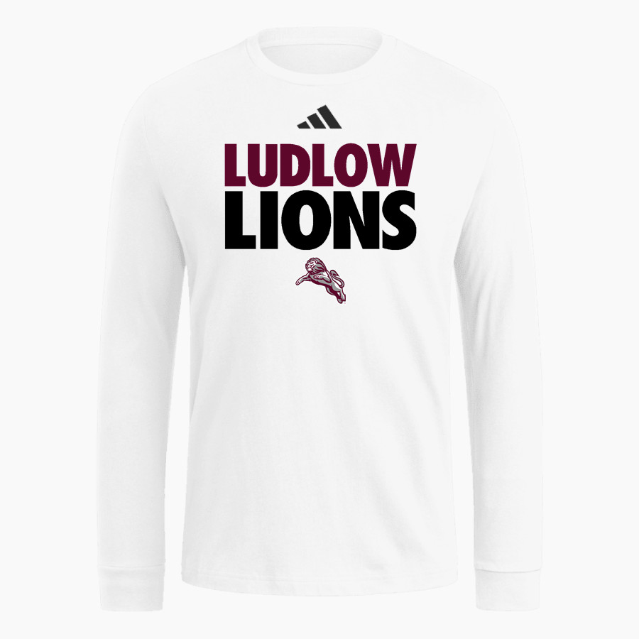 Ludlow Lions <span class="pdp-name-mascot">Lions</span> adidas Men's Long Sleeve Fresh Tee