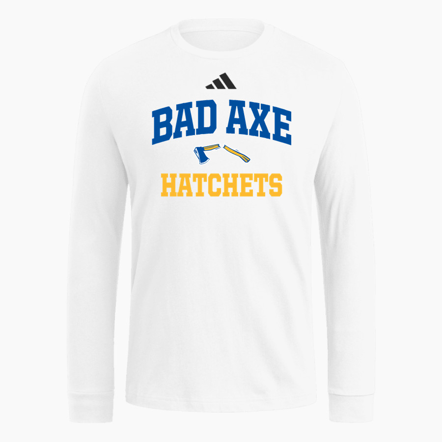 BAD AXE HIGH SCHOOL HATCHETS <span class="pdp-name-mascot">BAD AXE HATCHETS</span> adidas Men's Long Sleeve Fresh Tee