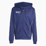 Mercy University Mavericks Online Store adidas Men's Game & Go Team Issue Full Zip Hoodie Front Thumbnail