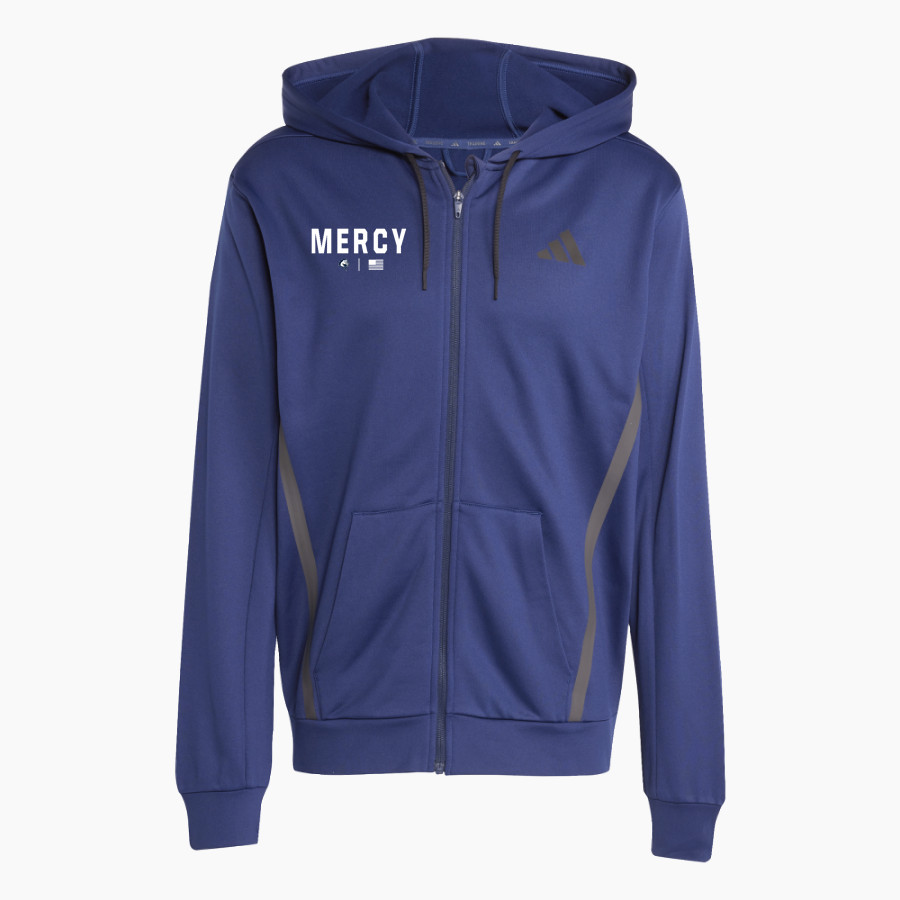 Mercy University Mavericks Online Store adidas Men's Game & Go Team Issue Full Zip Hoodie