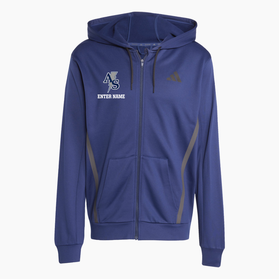 All Saints Blue Thunder <span class="pdp-name-mascot">All Saints Blue Thunder</span> adidas Men's Game & Go Team Issue Full Zip Hoodie