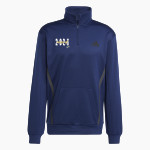 Bishop Noll Warriors adidas Men's Game & Go Team Issue 1/4 Zip Front Thumbnail
