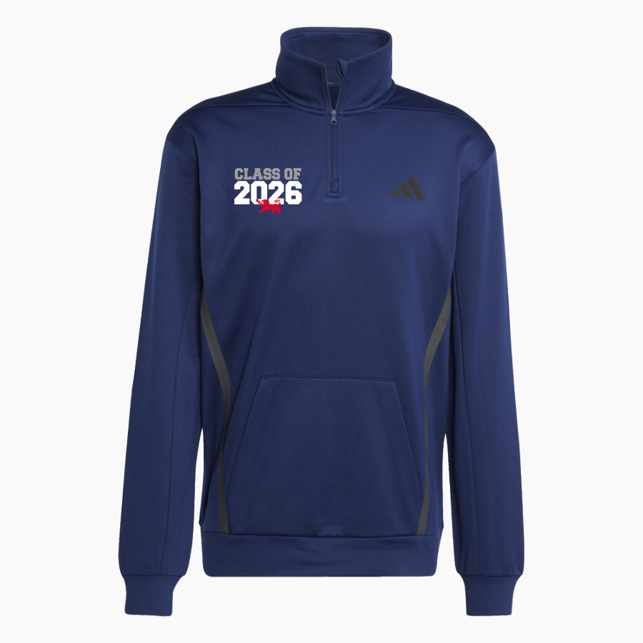 KENT SCHOOL LIONS <span class="pdp-name-mascot">KENT LIONS</span> adidas Men's Game & Go Team Issue 1/4 Zip