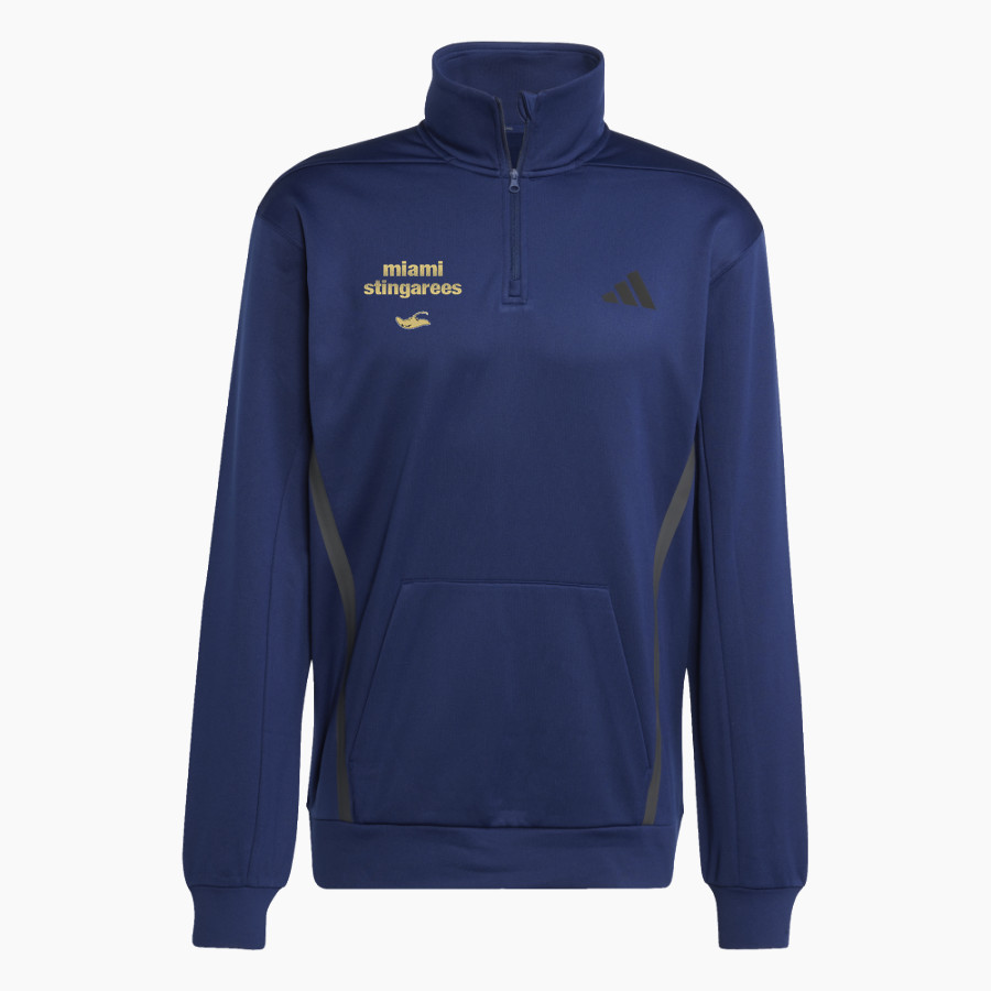 MIAMI SENIOR HIGH SCHOOL STINGAREES adidas Men's Game & Go Team Issue 1/4 Zip