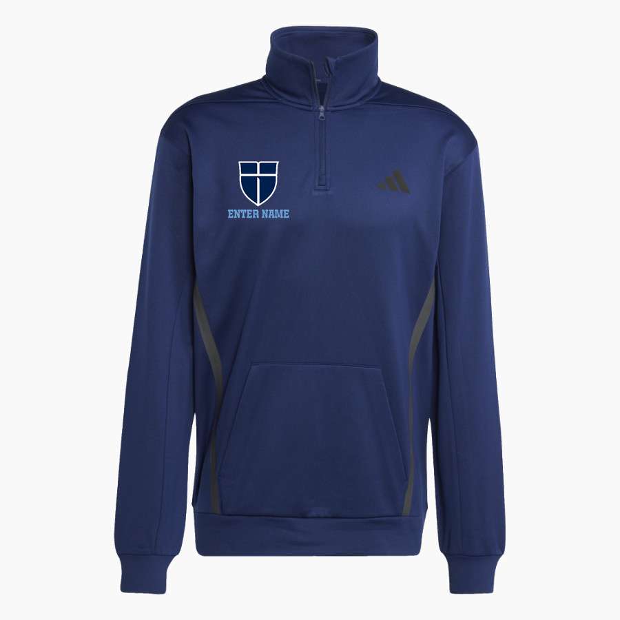 Spartans <span class="pdp-name-mascot">St. Pauls Episcopal Day School Spartans</span> adidas Men's Game & Go Team Issue 1/4 Zip
