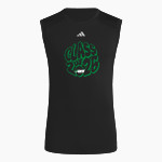 ULS Jr. Bows <span class="pdp-name-mascot">Junior Rainbows</span> adidas Men's TECHFIT Compression Sleeveless Tee Front Thumbnail