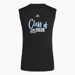 SCU Eagles adidas Men's TECHFIT Compression Sleeveless Tee Front Thumbnail