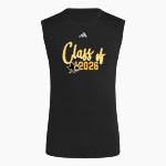 CRANDALL HIGH SCHOOL PIRATES <span class="pdp-name-mascot">CRANDALL PIRATES</span> adidas Men's TECHFIT Compression Sleeveless Tee Front Thumbnail