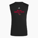 JOHANNESBURG-LEWISTON HIGH SCH CARDINALS <span class="pdp-name-mascot">JOHANNESBURG - LEWISTON CARDINALS</span> adidas Men's TECHFIT Compression Sleeveless Tee Front Thumbnail