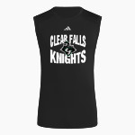 CLEAR FALLS HIGH SCHOOL KNIGHTS <span class="pdp-name-mascot">CLEAR FALLS KNIGHTS</span> adidas Men's TECHFIT Compression Sleeveless Tee Front Thumbnail