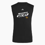 Walla Walla Wolves <span class="pdp-name-mascot">Walla Walla Wolves</span> adidas Men's TECHFIT Compression Sleeveless Tee Front Thumbnail