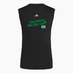 San Domenico Panthers <span class="pdp-name-mascot">San Domenico Panthers</span> adidas Men's TECHFIT Compression Sleeveless Tee Front Thumbnail